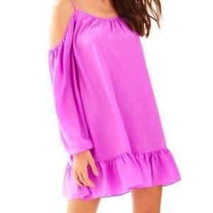 Lilly Pulitzer Candace Open Shoulder Dress Sz S